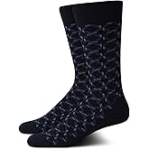 Cole Haan Mens Dress Socks - 2 Pack Lightweight Stretch Soft Cotton Work Socks for Men for Casual Business & Formal attire
