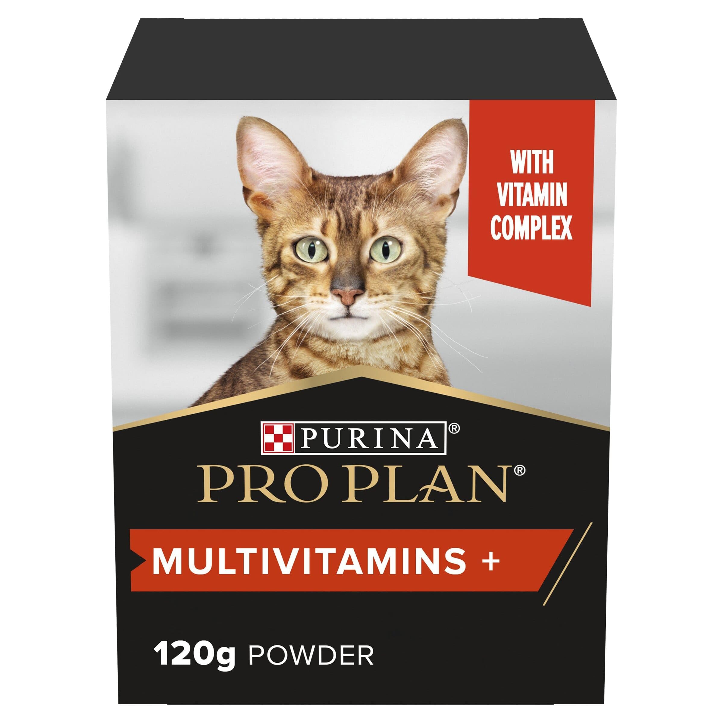 PRO PLAN Cat Multivitamins Supplement | Supports vitality, overall health| with vitamin B complex | Adult and Senior cats | Powder 120 g​
