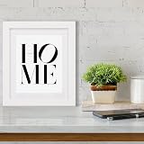Fabian Clarke London 12x10 Picture Frame White Mount 10x8 MDF Hang Portrait view 4