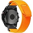 Compatible With Garmin, Trail Loop Nylon Sport Band For fēnix/Forerunner/Approach/MARQ/quatix/D2 Series Tough Replacement Band For Men