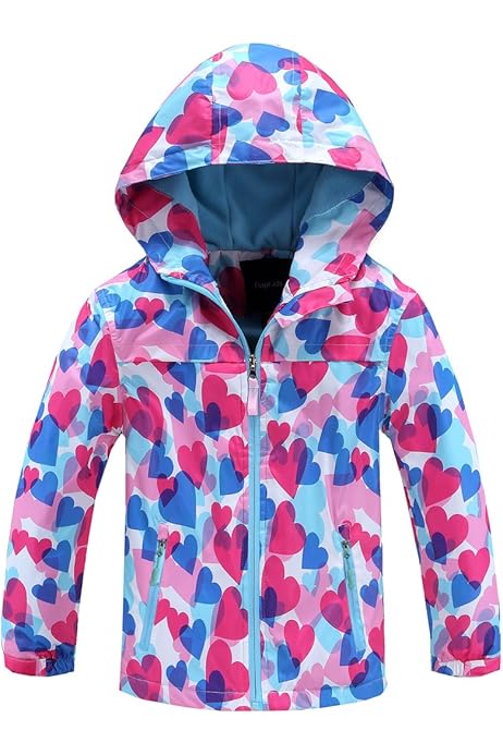 girls lined rain jacket