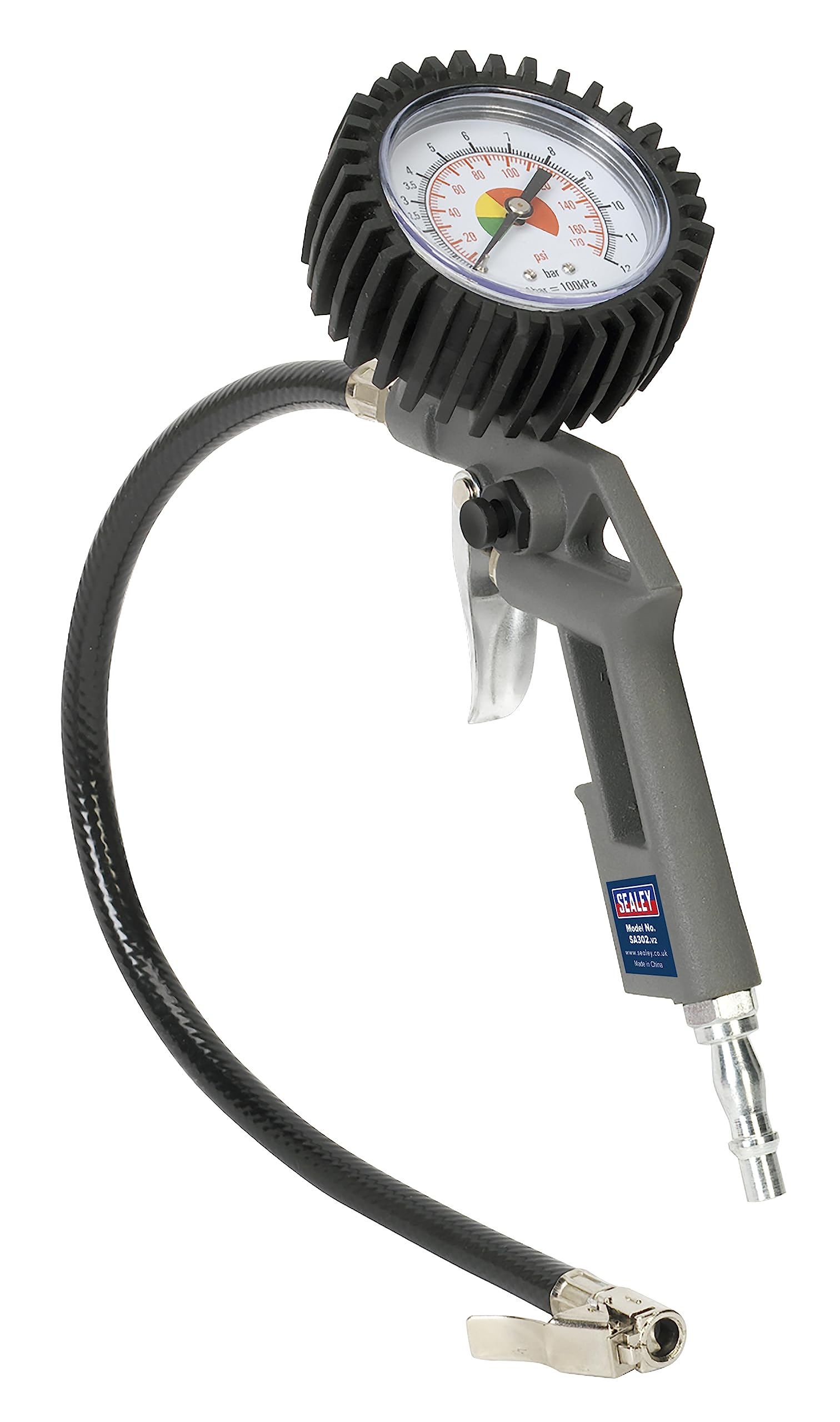Sealey Tyre Inflator with Gauge - SA302
