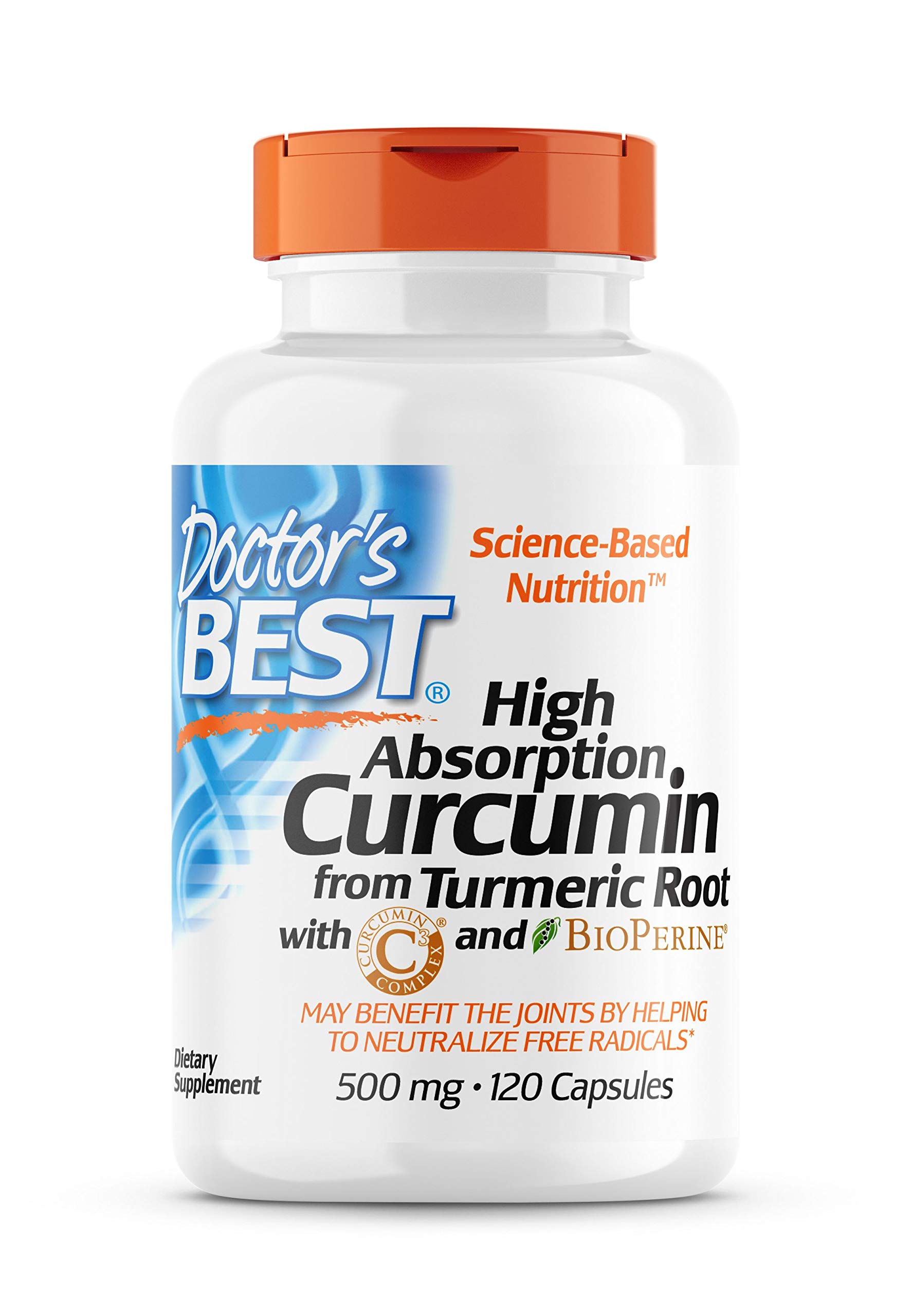 Doctor's Best Curcumin C3 Complex 500mg 120 KAPS.