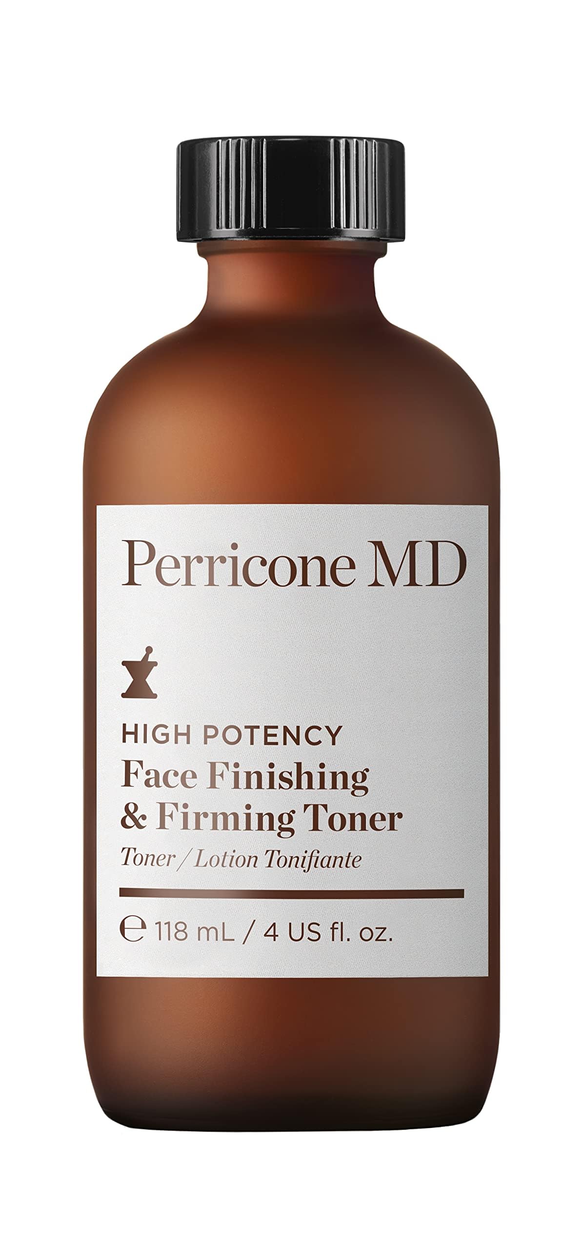 Perricone MD High Potency Face Finishing & Firming Toner 118ml - Rose-Scented Lightweight Toner – Exfoliates Dead Skin, Tightens & Reduces Enlarged Pores – Smooths & Refines Uneven Texture