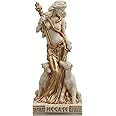 Veronese Design 3 5/8 Inch Greek Goddess Hecate Resin Hand Painted White Gold Miniature Figurine