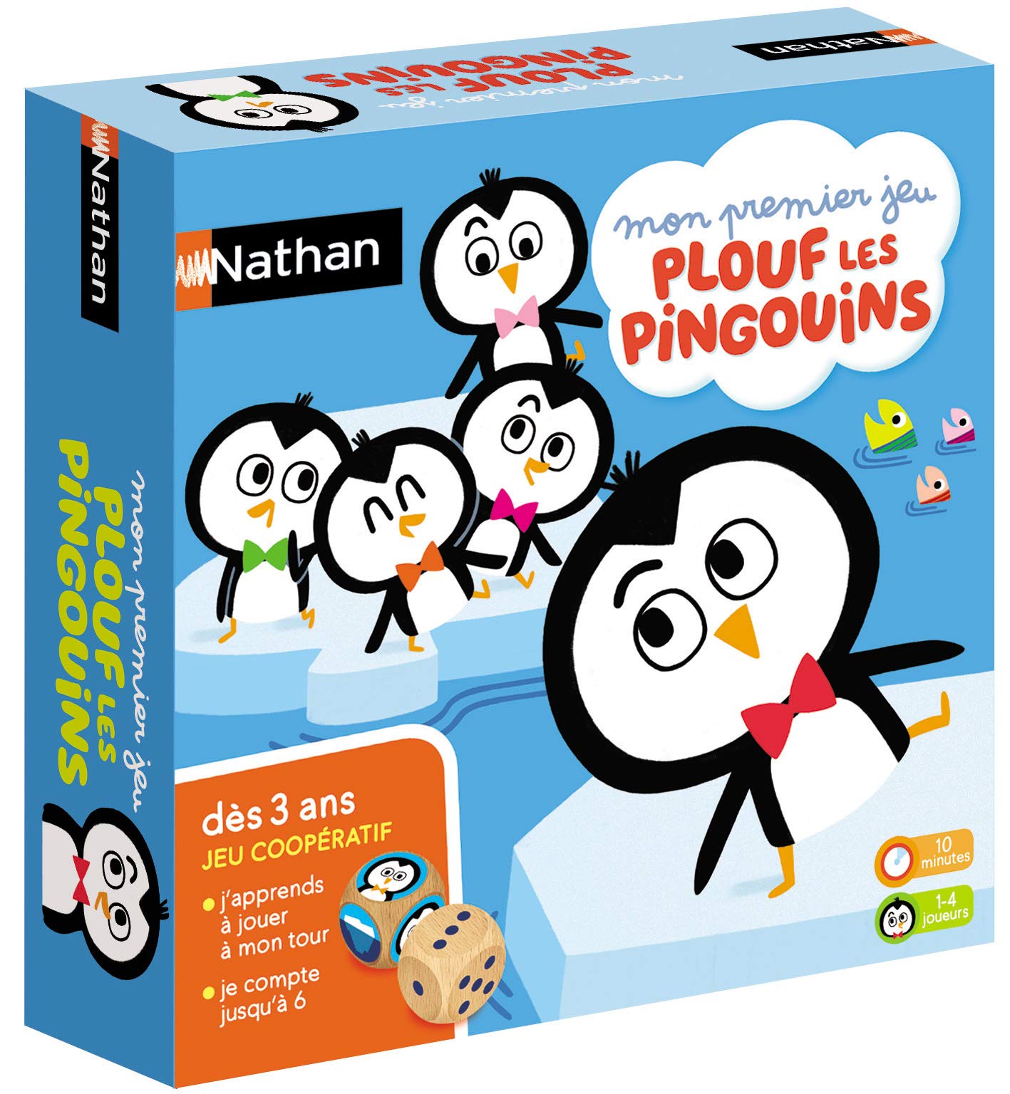 Nathan 31162 Plouf Les Penguins Cooperative Game from 3 Years