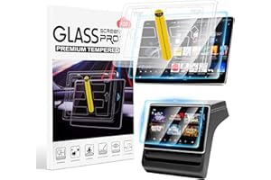 Karltys 2PCS Screen Protector for 2025 2026 Tesla Model Y Juniper / 2024 2025 2026 Model 3 Highland15.4-Inch Front & 8-Inch R