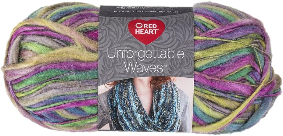 Red Heart Yarn Parade Red Heart Unforgettable Waves Yarn