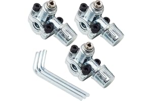 XIMOON BPV-31 Bullet Piercing Tap Valve Kits 3 in 1 Refrigerator Adjustable Valve 1/4, 5/16,3/8 Inch Outside Diameter Pipes Replacement for AP4502525, BPV31D, GPV14, GPV31, GPV38, GPV56, MPV31-3 Sets