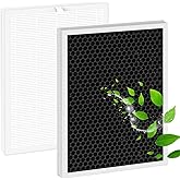 ClearAir-A7 & E-400 Replacement Filter Compatible with AromaRoom E-400 and VEWIOR ClearAir-A7 Air Purifier | HEPA + Activated Carbon Pre-Filter | 3-Stage Filtration - 2-Pack