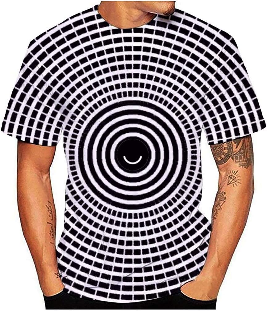 Men Summer New Full 3D Printed T Shirt Plus Size Top S-3XL Cool Printing Blouse