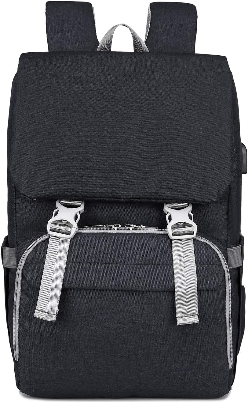 Diaper Bag Backpack Maternity Nappy Bag Baby Bag with Changing Pad & Stroller Straps