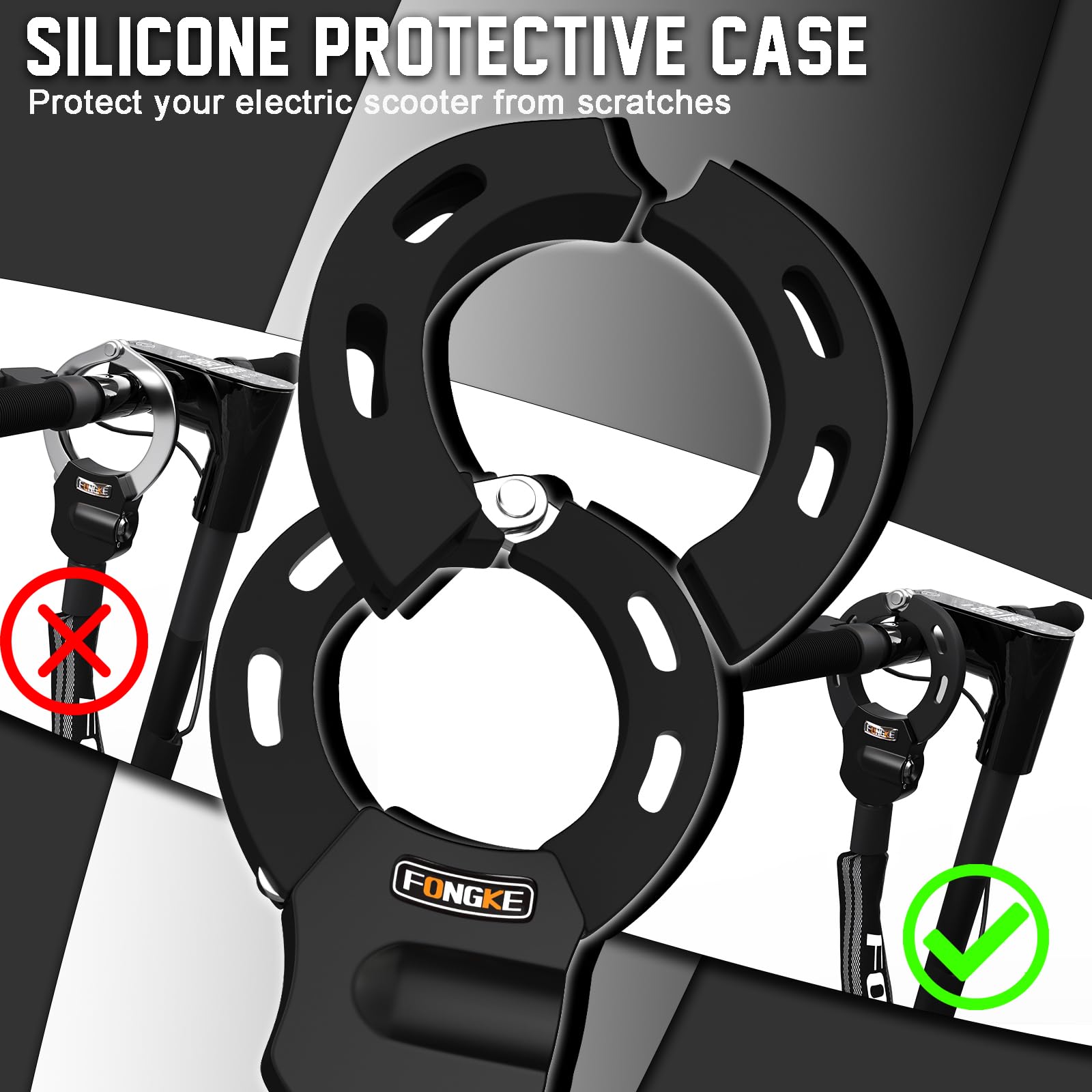 Electric Scooter Locks Anti Theft, Scooter Lock with Key, Bike Locks Heavy Duty, Security Chain for E Scooter Segway Ninebot, Xiaomi, NIU and Other Electric Scooters…