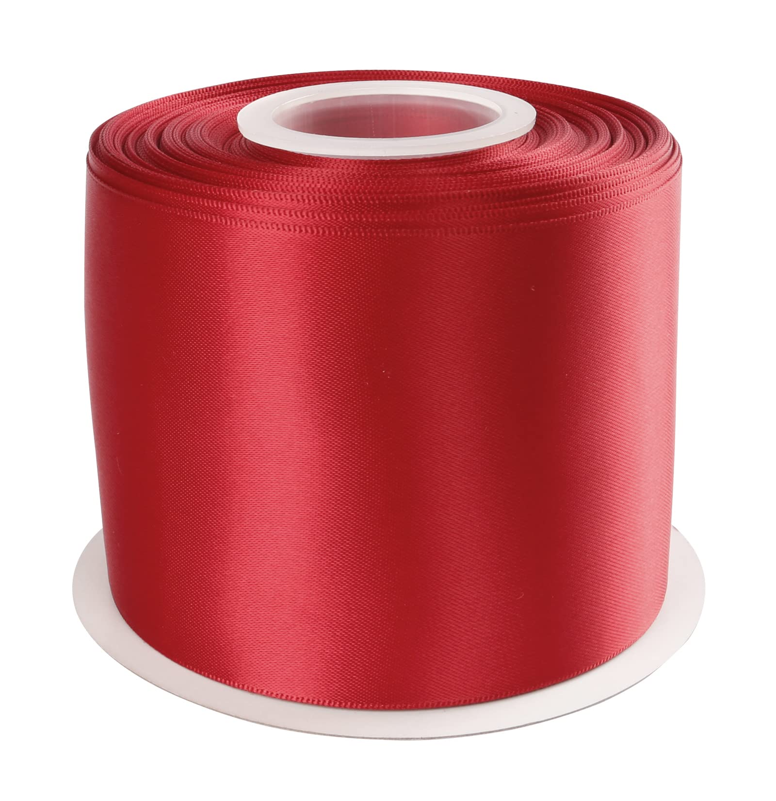 AVANAVA 75mm Wide Ribbon Double Face Satin Ribbon - 22 Meters (260-Scarlet Red) — image 1