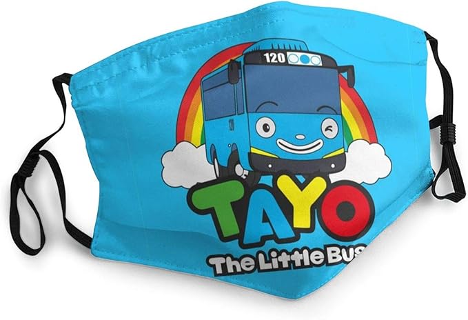 Mask Tayo The Little Bus Adult Face Wind and Dust Proof Mask Tayo The Little Bus Adult Face Wind and Dust Proof