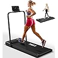 THAILE Walking Pad Treadmill with Handle Bar, 3 in 1 Folding Walking Pad, PortableTreadmill for Home Office with 330lbs Capacity, Bluetooth, App and Remote Control, 4/6mph