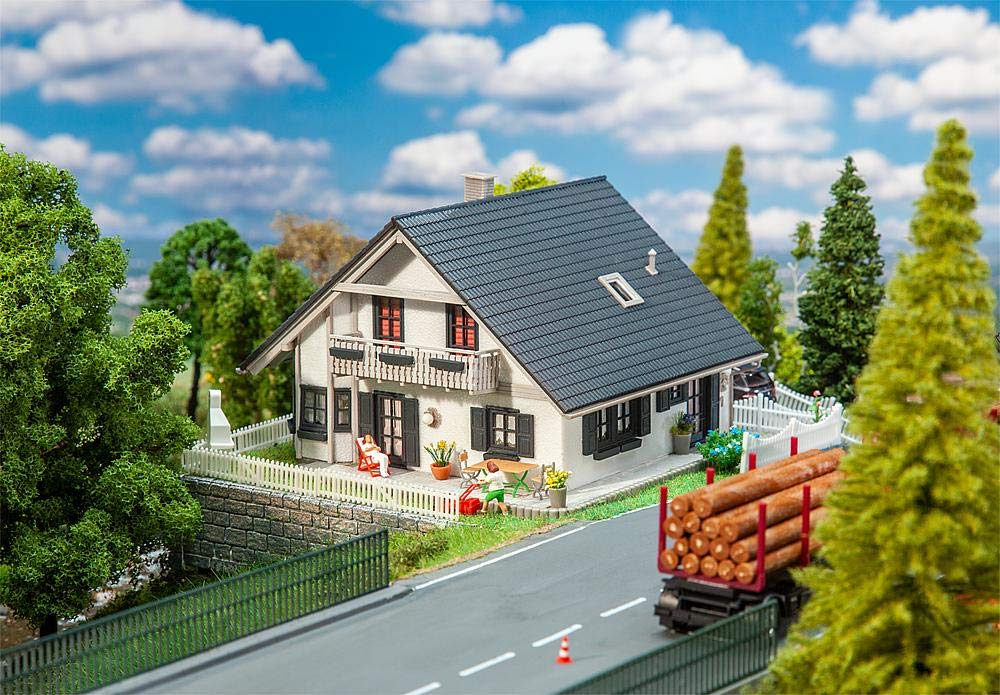 Faller FA130640 Refurbished Single Family House Model Kit, Various