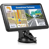 7" GPS Navigator for Car, Truck &amp; RV, 2026 North America Maps, Custom Truck Routing, Voice Guidance, Speed Alerts &amp; Free Lifetime Map Updates
