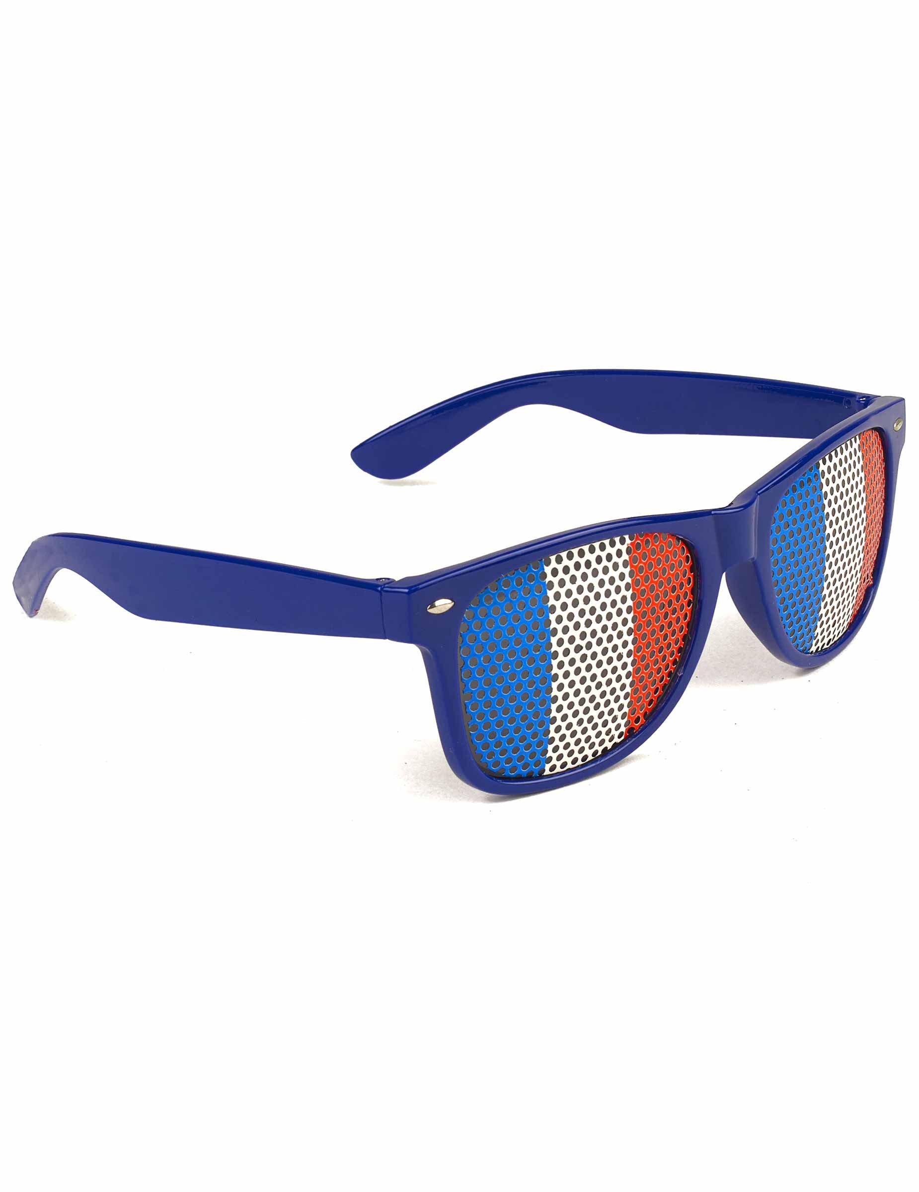 Boland French Tricolour Glasses – Blue White Red Novelty Sunglasses for French National Events, Parties, Sports Matches & Fancy Dress – One Size Costume Accessory