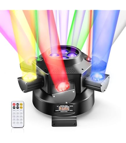 Amazon.com: ADJ Products, Sweeper Beam Quad LED, Colored LED Beams