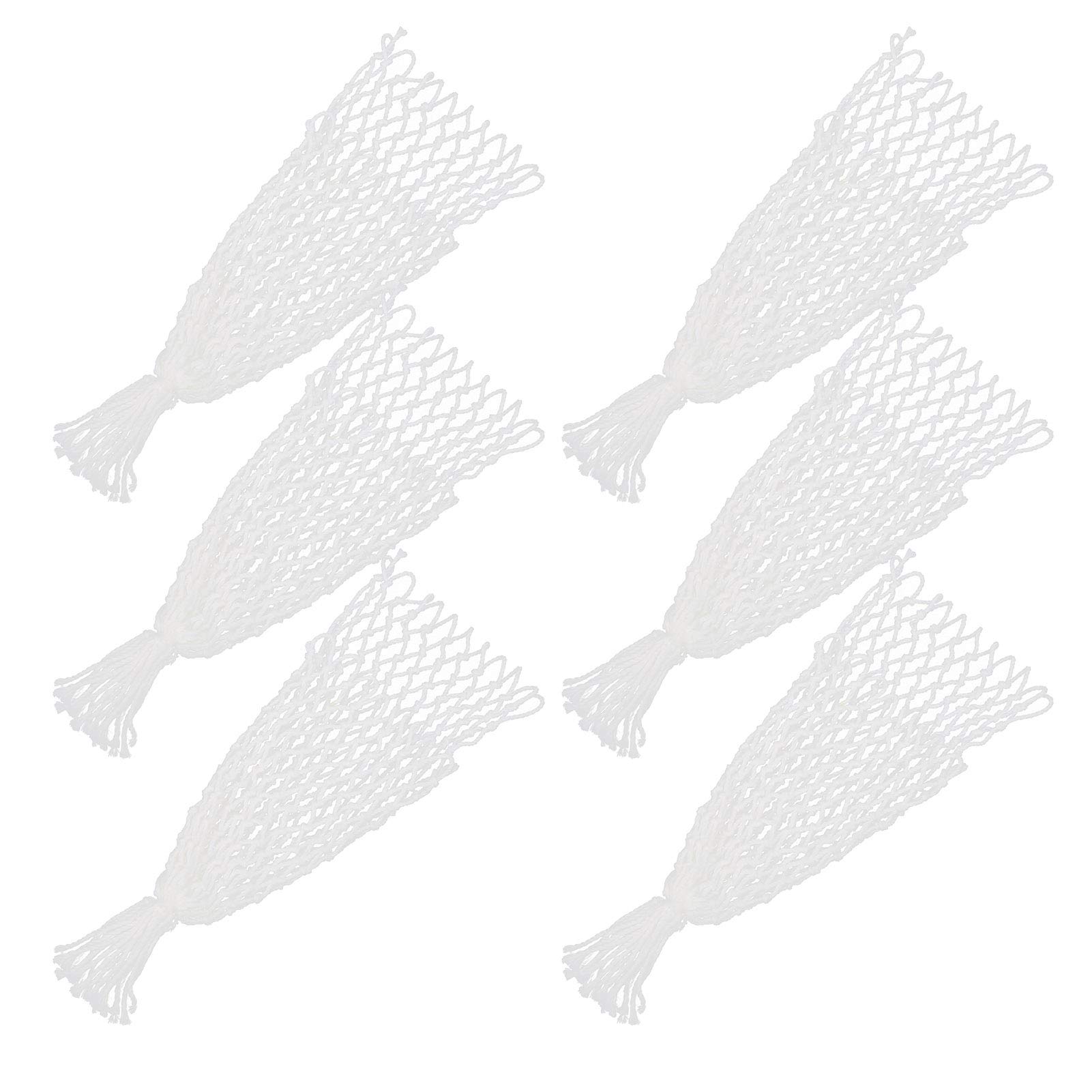 VGEBY Billiards Net Pocket 6PCS Billiards Net Pocket Cotton Mesh Bag Pool White Pool Table Accessories