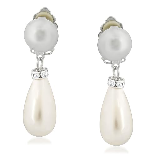 VK Jewels Earring Drop Earrings for Women (Silver) (vkerz1688r)