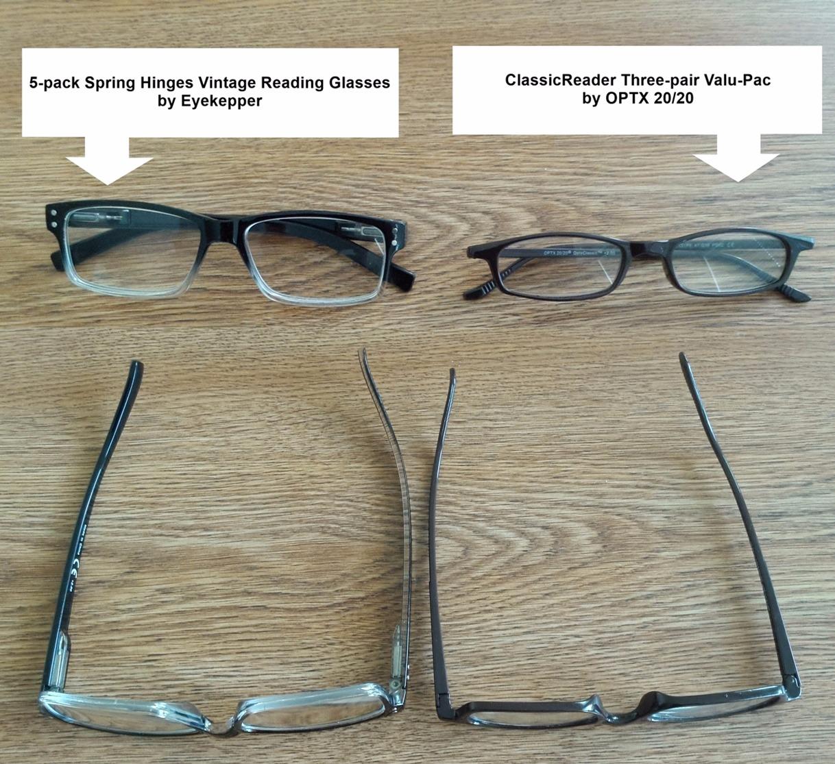 3/mo Finance Eyekepper 5 Pack Reading Glasses for Men Includes
