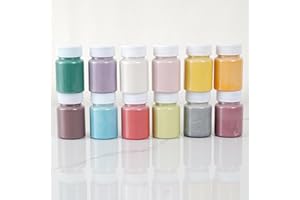 Deouss Set of 12 Ceramic Underglaze Paint Colors for Clay, 2 fl oz/60 ml, 12-Color Underglaze Set, Assorted Colors for Ceramic and Pottery Painting, Ideal for Art Projects