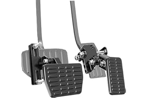 PICURA Gas and Brake Pedal Extenders for Short Drivers People Driving Cars, Go Kart, Ride on Toys,Adjustable Length and Angle Auto Vehicles Brake and Accelerator Pedals