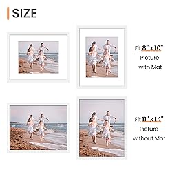 upsimples 11x14 Picture Frame Set of 5, Display