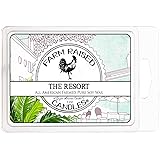Farm Raised Candles The Resort 100% Soy Scented Wax Melts 6 Cubes 3 Ounces 100% All Natural American Soy Wax. Blended with Es