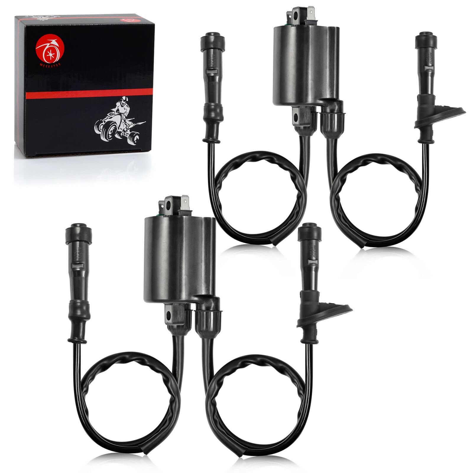 Photo 1 of MOTO1988 2set of Ignition Coil & Spark Plug Cap For HONDA Shadow 750 Shadow ACE 750 Aero 750 Spirit 750 VT750 1998-2019
