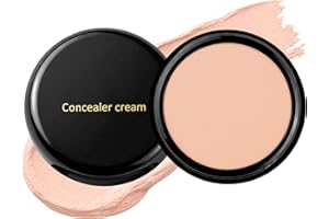 Jutqut Full Coverage Concealer – Dark Circle Concealer & Under Eye Concealer for Mature Eyes, Long-Lasting Waterproof Color C