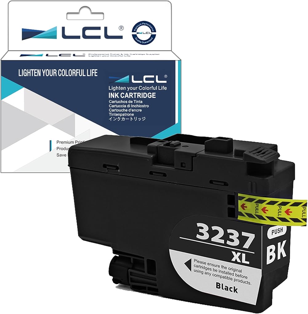 LCL LC3237XL Black Ink Cartridge for Brother MFC-J5945DW MFC-J6945DW HL-J6000DW