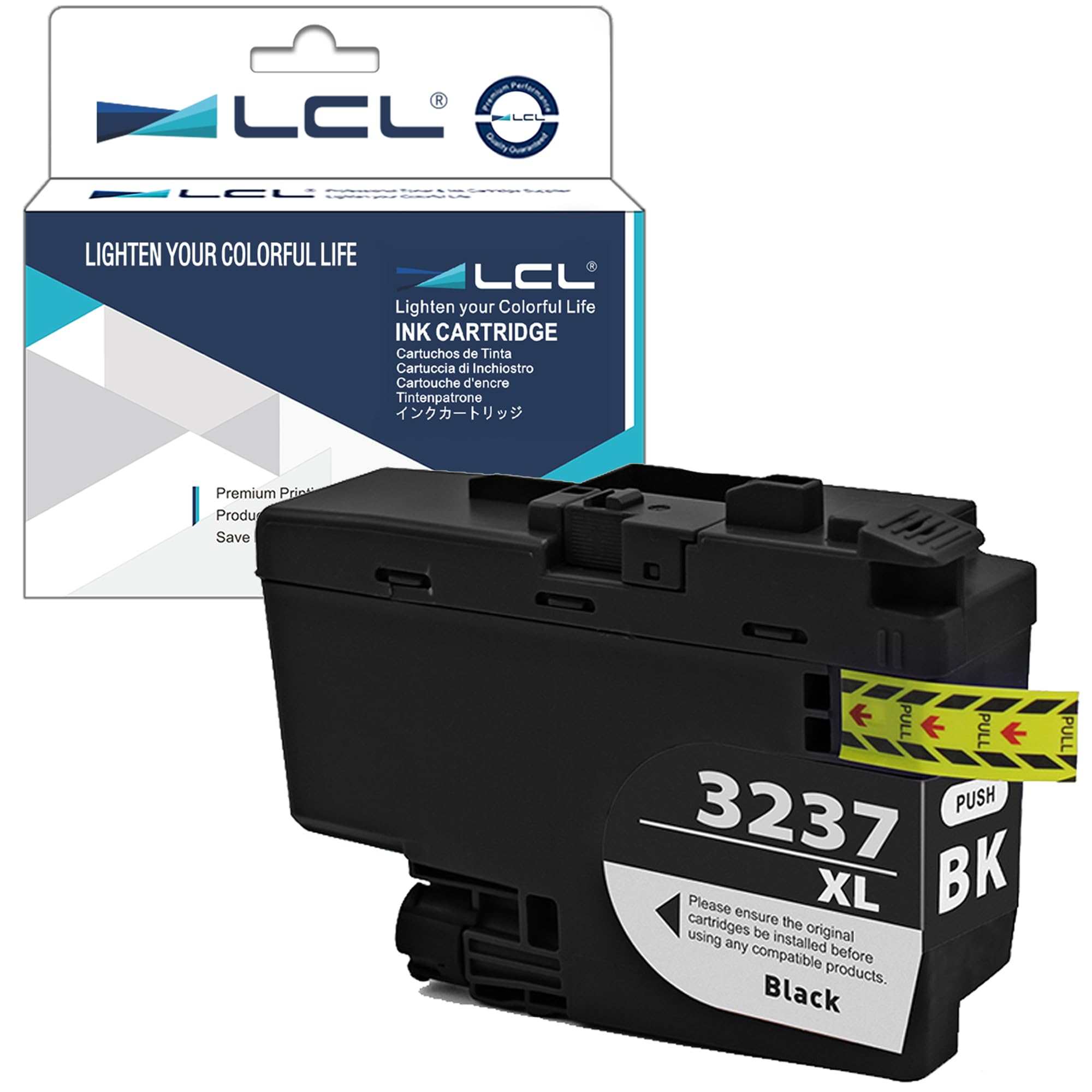 LCL Compatible Ink Cartridge LC-3237 LC3237 XL LC3237XL LC-3237BK LC3237BK (1Black) Replacement for Brother MFC-J5945DW MFC-J6945DW MFC-J6947DW HL-J6000DW HL-J6100DW