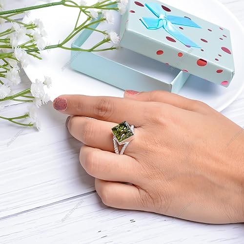 Moldavite Gemstone Ring Synthetic Crystal Energy High Vibration