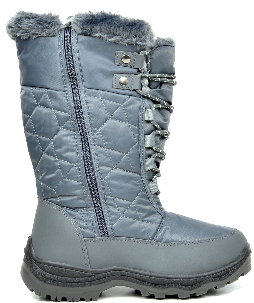 DREAM PAIRS Women's Warm Faux Fur Lined Mid-Calf Winter Snow Boots - Image 4