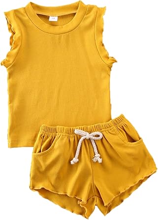 mustard yellow sleeveless top