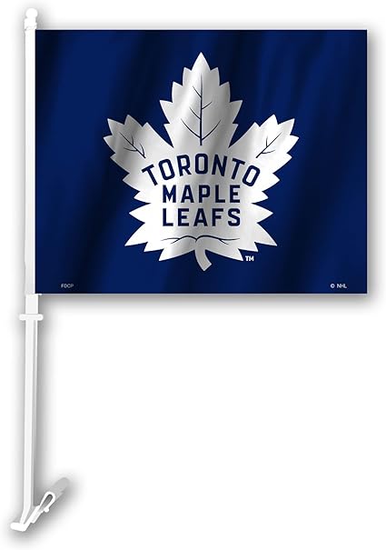 Nhl Toronto Maple Leafs Nhl Car Flag Blue Car Flags Amazon Canada