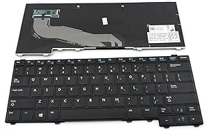 New Laptop Keyboard (NO Pointer NO backlit) for Dell Latitude E5440 PK130WQ1A00 NSK-LDBUC 01 0Y4H14 0XNDHG NSK-LDBUC PK130WQ4A00 SG-60710-XUA, US layout Black color