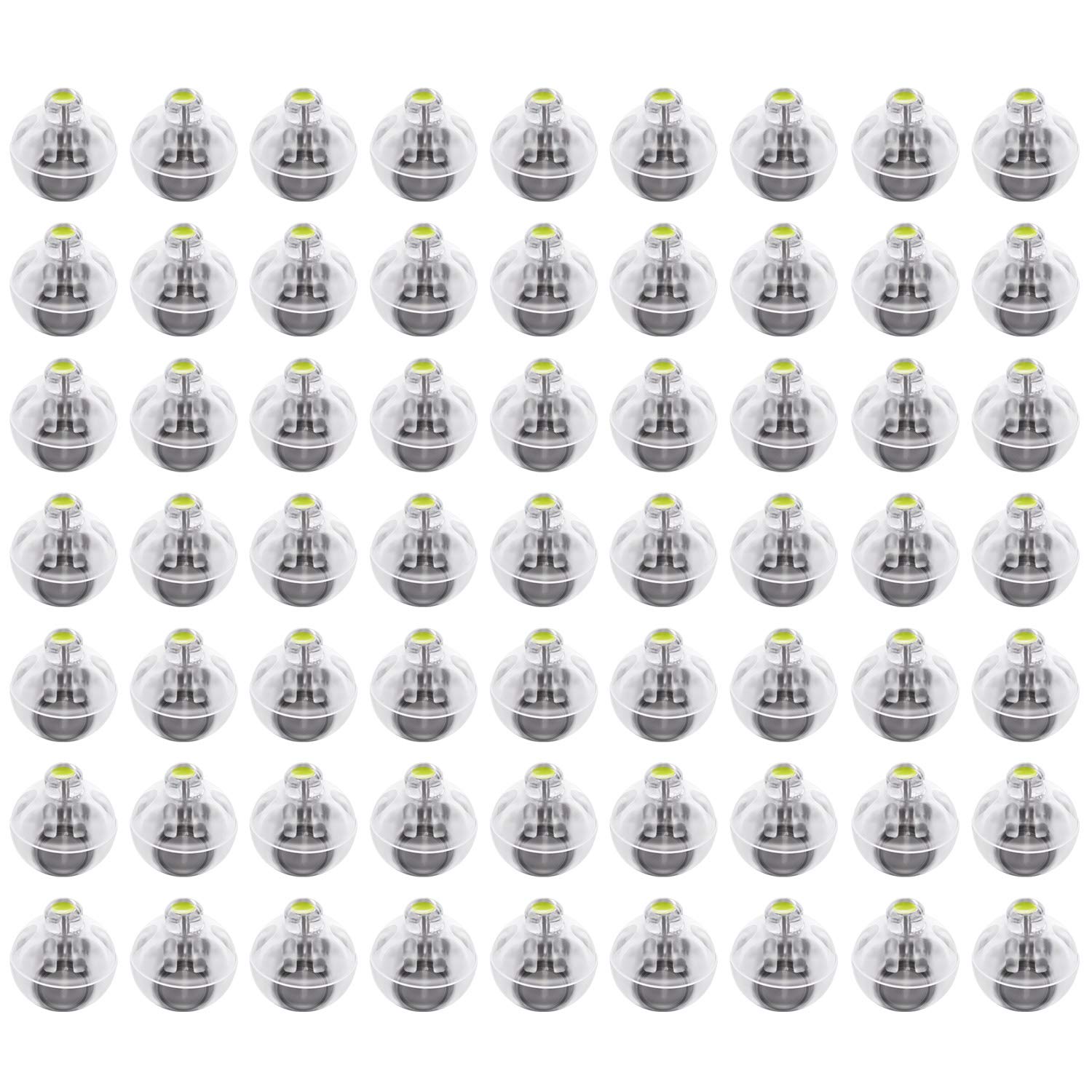 FEPITO 100 Pcs Mini LED Lights Balloons White LED Balloon Lights Wireless Ball Lamp for Paper Lantern Balloon Light Party Christmas Party Decorations