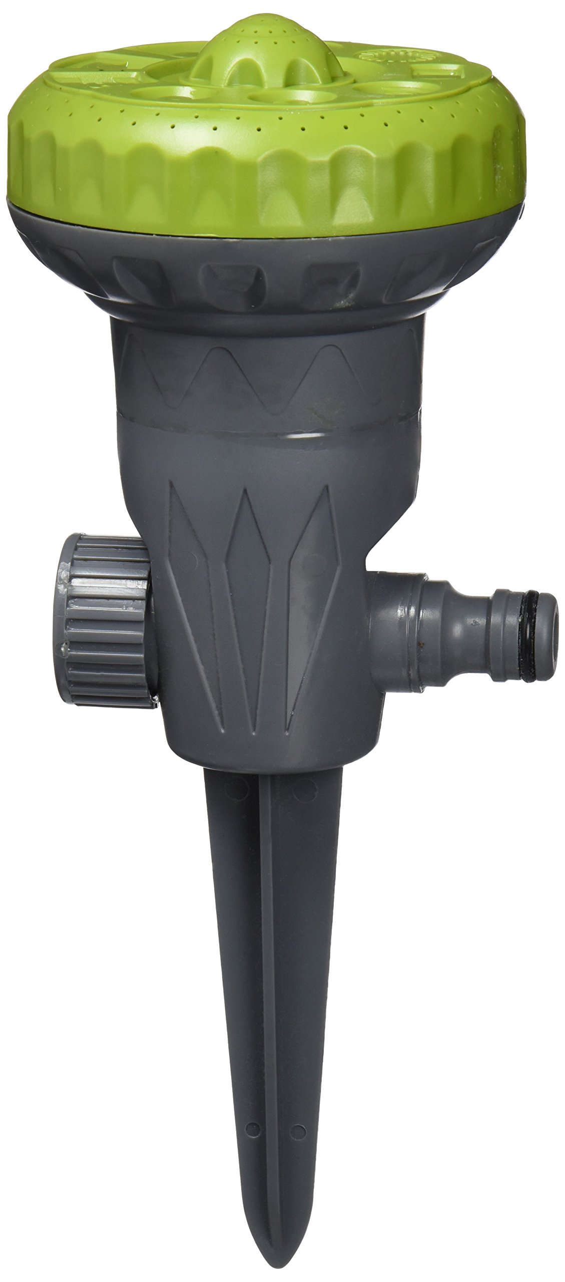 BriTools M7B051G – Circular Sprinkler with Spike, 9.3 x 9.3 x 24cm Grey and Green