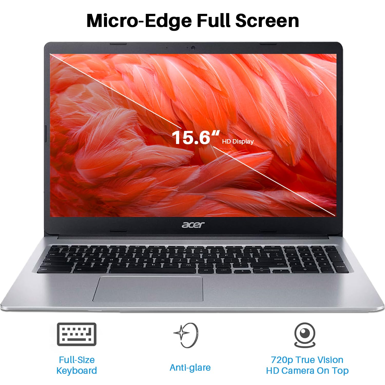 acer 2024 Chromebook 315 Laptop, 15.6