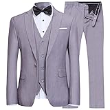 Mens Slim Fit Peak Lapel Suit Blazer Jacket Tux
