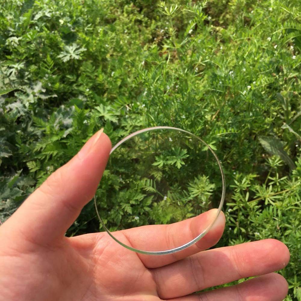 RUIXUAN 20 Pcs Round Acrylic Plexiglass Discs, Acrylic Display Stand, 3mm Thickness 2cm Clear Plexiglass Discs