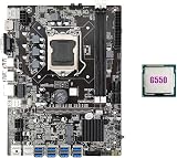 Hagsnec B75 USB ETH Mining Motherboard 8xPCIe Adapter+G550 CPU LGA1155 2x DDR3 view 1