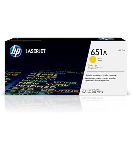 Amazon.com: HP 651A Black Toner Cartridge | Works with HP LaserJet  