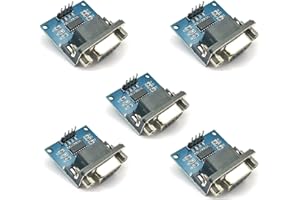 FainWan 5pcs Serial Port Converter Module RS232 to TTL Female Equipment Upgrades MAX3232 Root Module Connecter