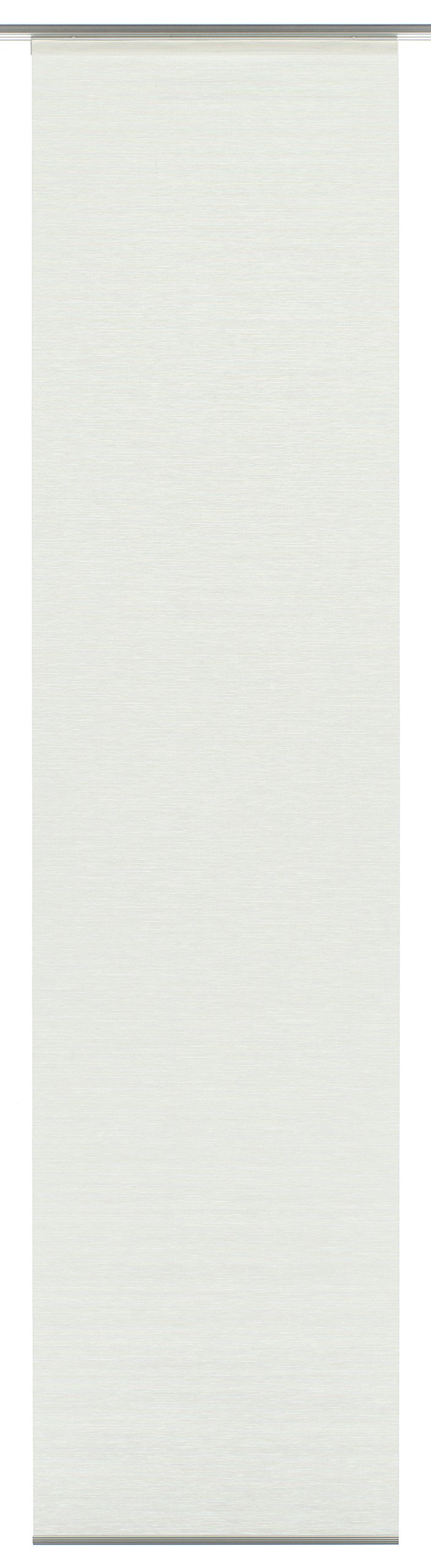 GARDINIA Panel Curtain (1 piece), Sliding, Opaque, Panel Curtain Natural Look, White, 60 x 245 cm (WxH), 30215