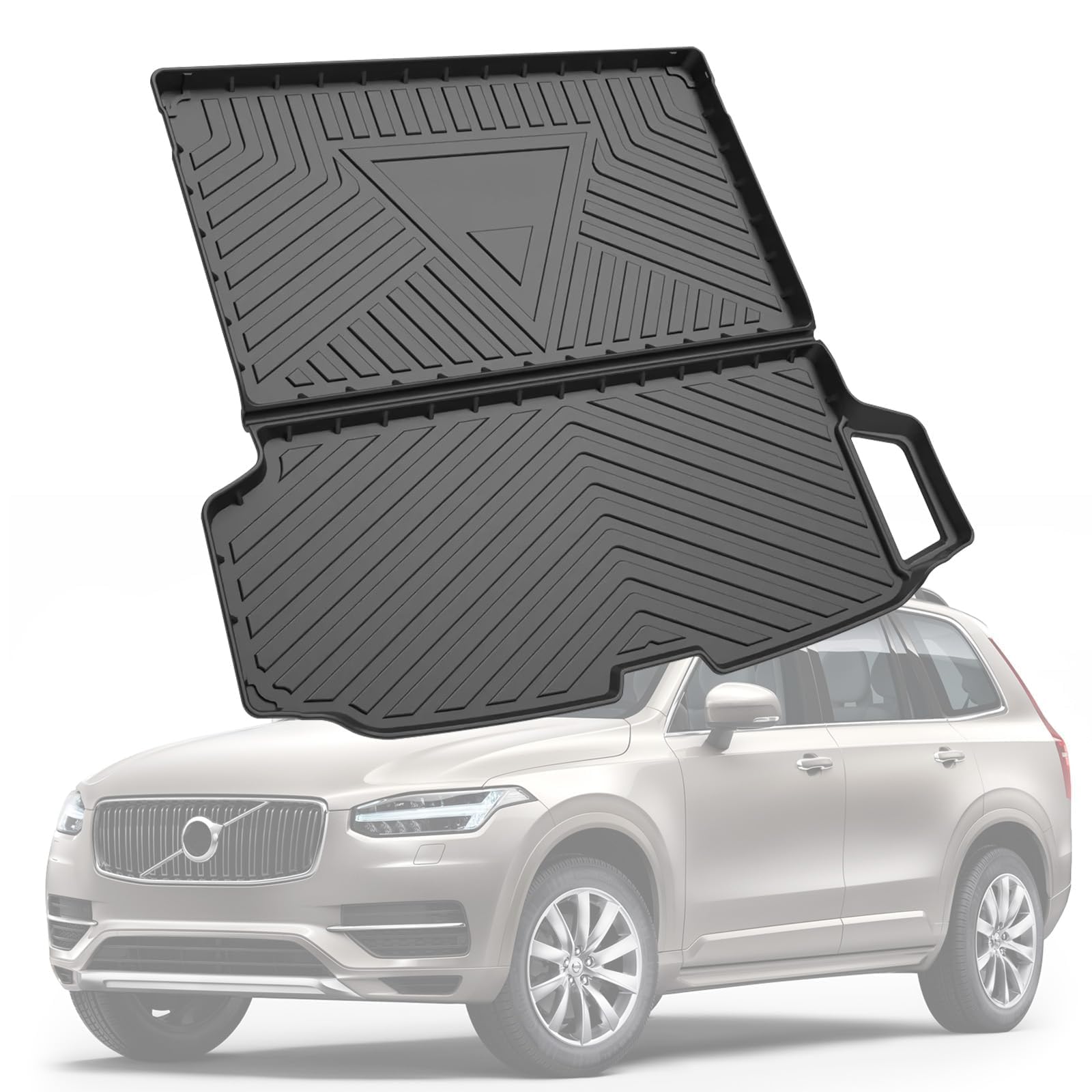 PSLER Vehicle Rear Cargo Liner Trunk Tray Floor Mat for XC90 2015 2016 2017 2018 2019 2020 20212 2022 2023 2024